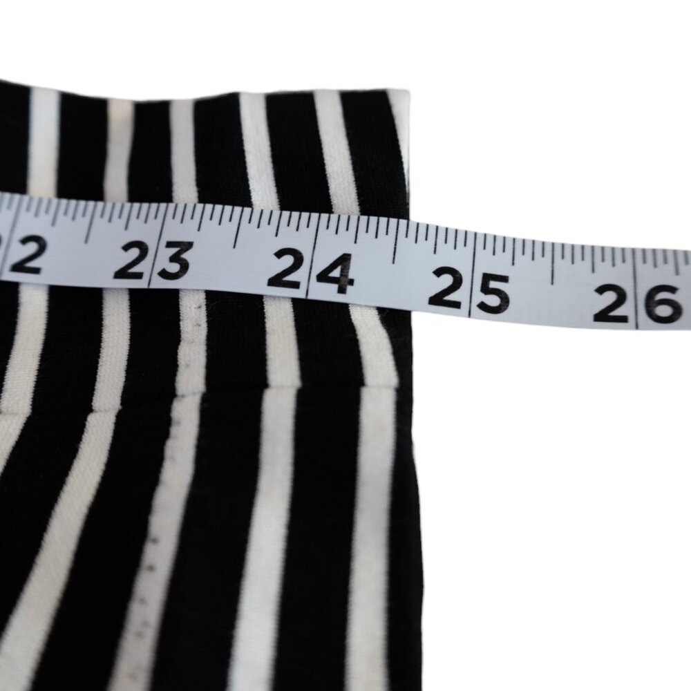 Philosophy Republic Clothing Black and White Striped Women's Blazer / Jacket - Picture 9 of 11